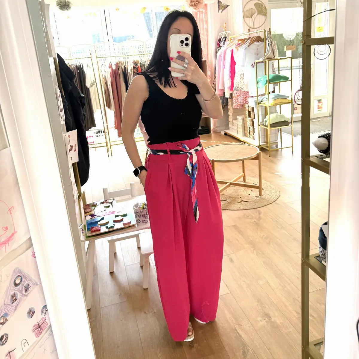Pantalon MIRIAM Fushia