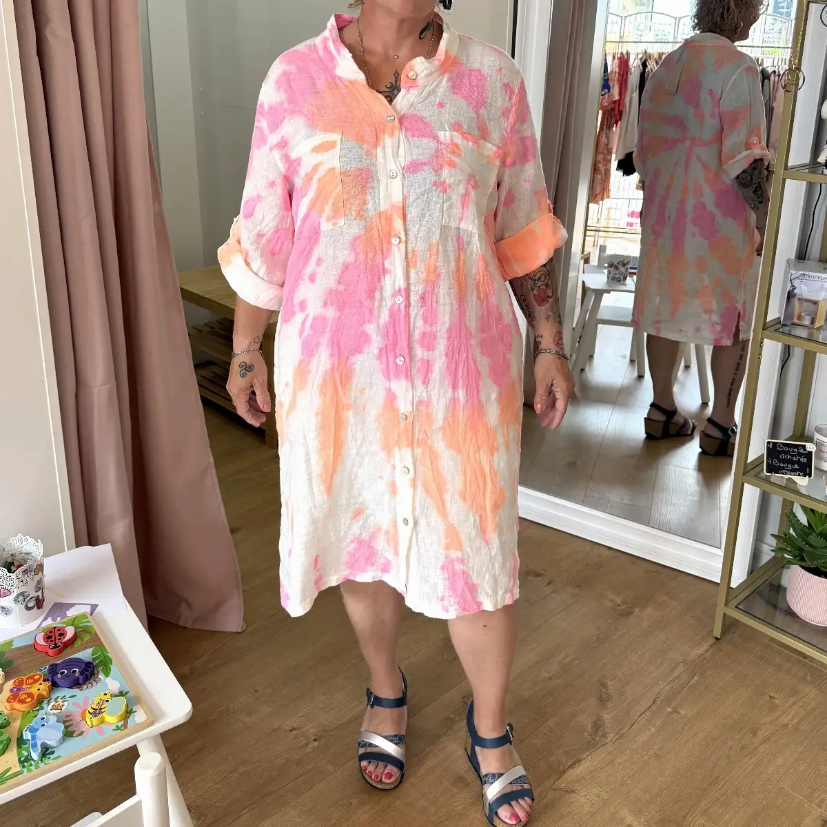 Robe chemise COLINE